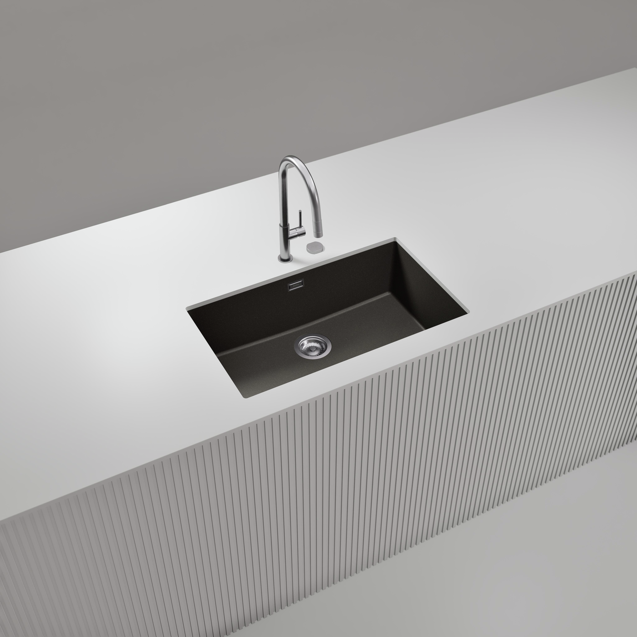 Dřez FORMHAUS D-100LS NERO